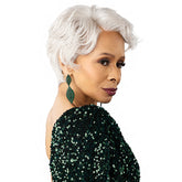 Sensationnel Platinum Glow Human Hair Blend 13x6 Glueless BARELUXE Lace Wig - DELPHINE